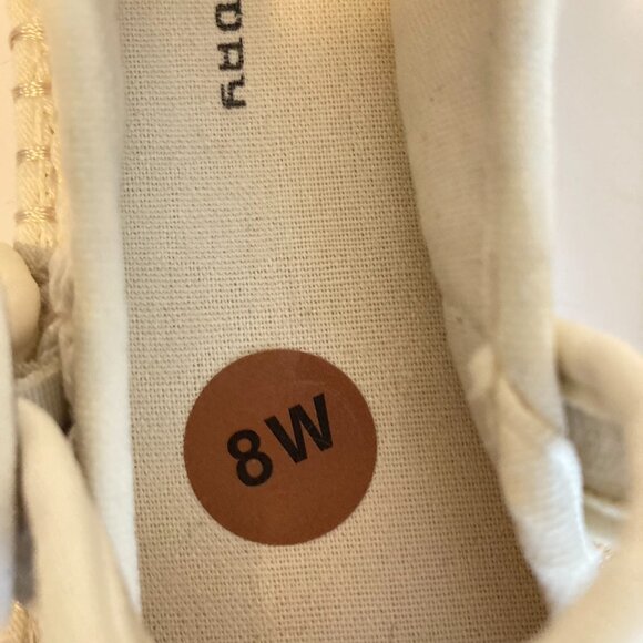 CL by Laundry Mary Jane Ballet Espadrille Flats Size 8W - Picture 6 of 7